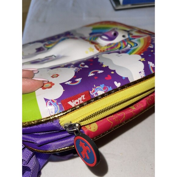 Mochila Unicorn Backpack Vozz Childrens Kids Cute School Rainbow Colorful - Picture 2 of 5